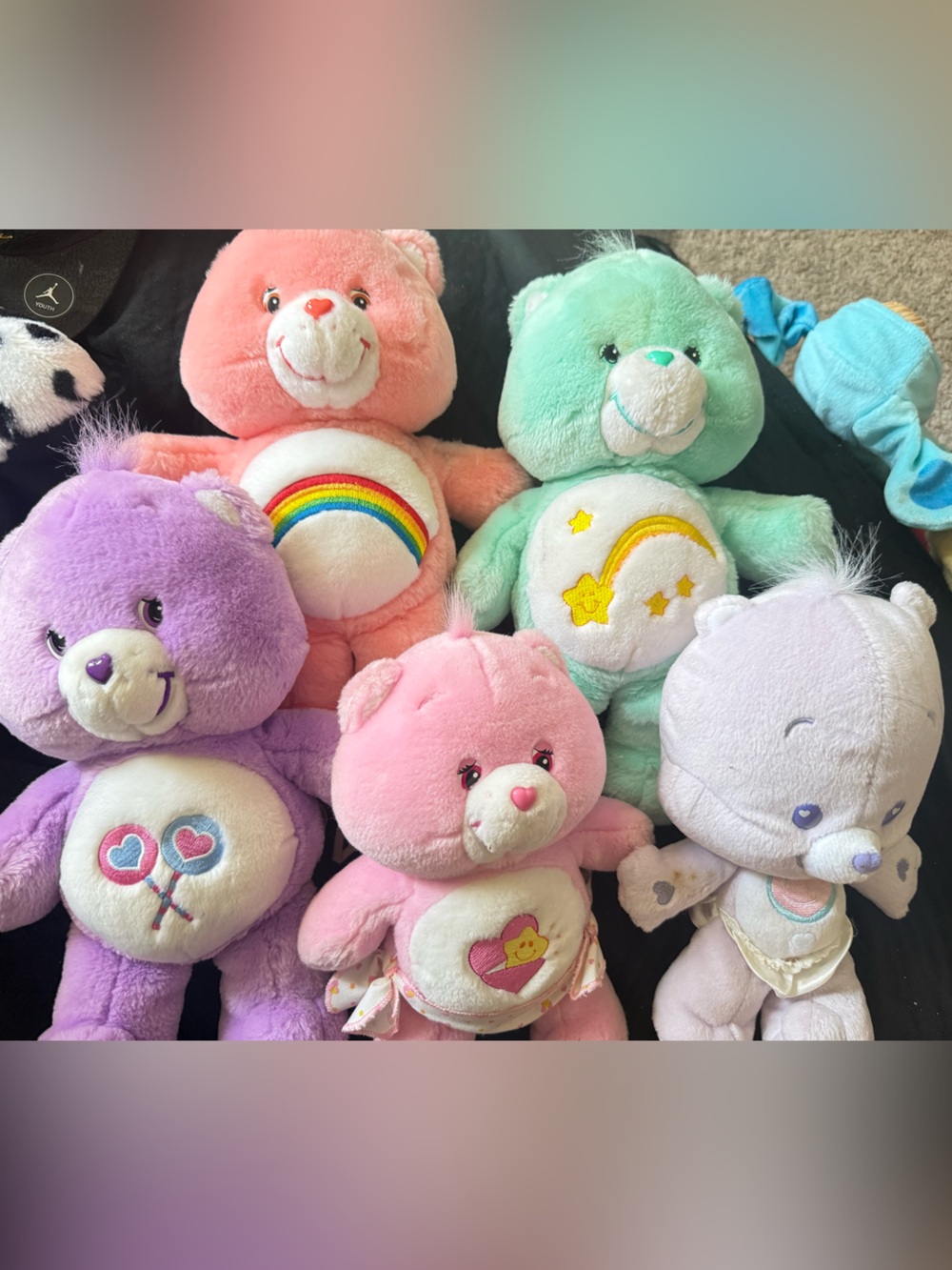 Vintage CareBears Plush Bundle